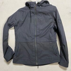 Kuhl Stryka Lined Jacket Full Zip Hoodie in slate gray Small